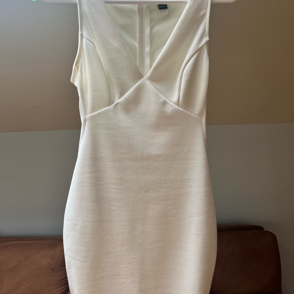 Windsor White Sleeveless Mini Dress